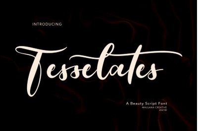 Tesselates Beauty Script Font