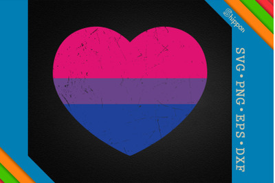 Bisexual Heart LGBTQ Proud LGBTQ Rights