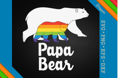 Papa Bear LGBTQ Proud LGBTQ Rights