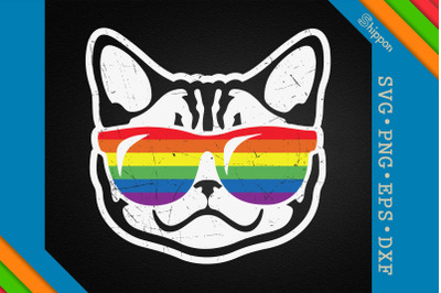 Cat LGBTQ Proud LGBTQ Rights