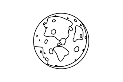 Sun Celestial Body Outline Icon