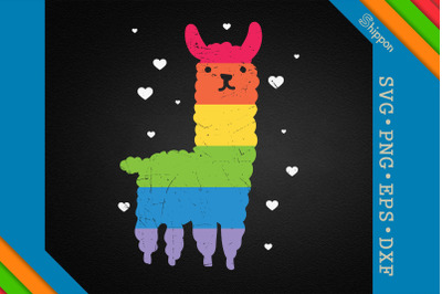 LGBTQ Llama LGBTQ Proud LGBTQ Rights