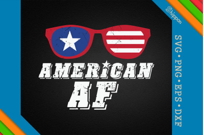 American AF Sunglasses 4th of July USA