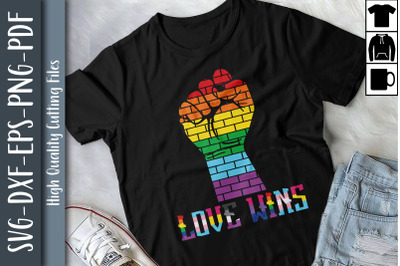 Love Wins LGBTQ Proud LGBTQ Rights