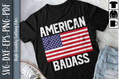 American Badass 4th of July USA