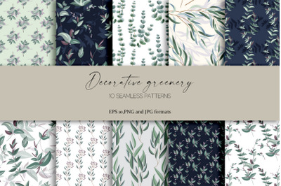 Decorative greenery - patterns