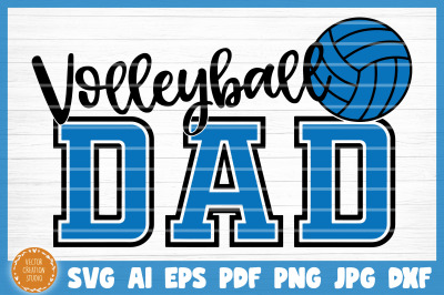 Volleyball Dad SVG Cut File