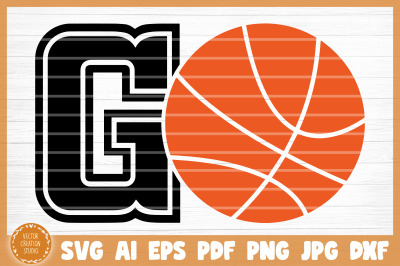 Basketball GO SVG Cut File