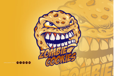 Cookies Angry Zombie Biscuit Mod Mascot