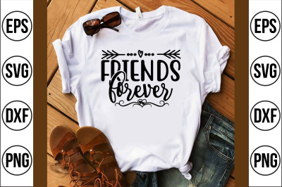 friends forever svg cut file