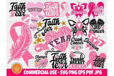 Breast Cancer SVG Bundle, Survivor Svg, Ribbon Svg