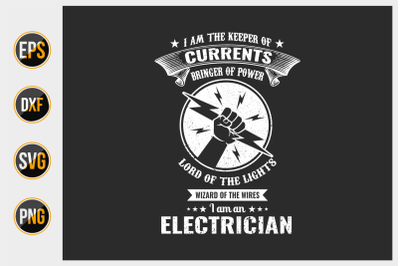 electrician t shirt design vector.