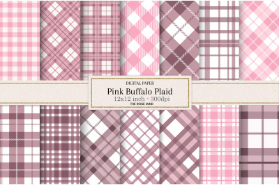 Pink Buffalo plaid