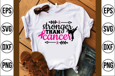 stronger than cancer svg cut file