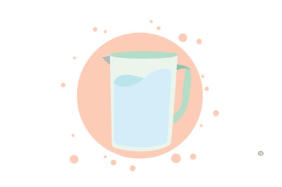 Kitchen Teapot  Circle Bubbles Icon