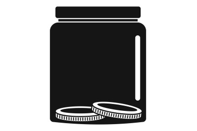 Save money icon, simple black style