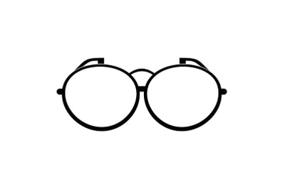 Optical eyeglasses icon, simple style.