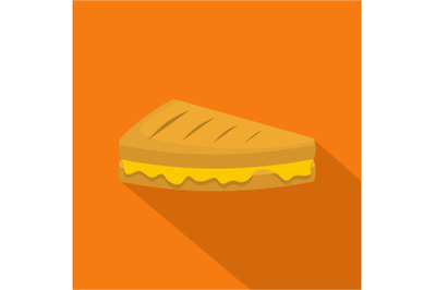 Sandwich icon, flat style