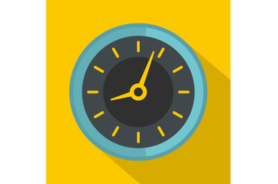 Clock icon, flat style