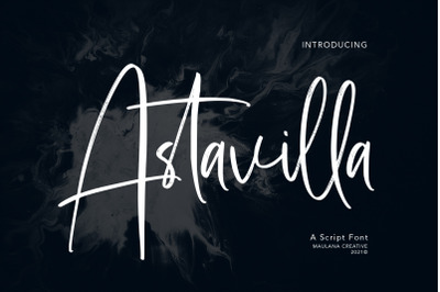 Astavilla Script Font