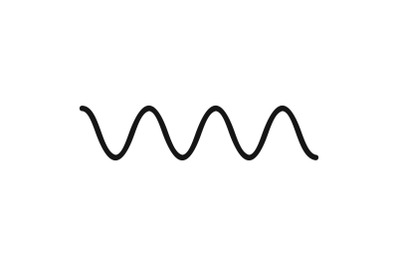 Equalizer electronic icon, simple black style