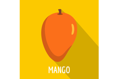 Mango icon, flat style