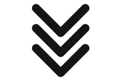 Pointing arrow icon, simple style.