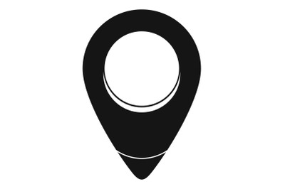Fixation pin icon, simple style.