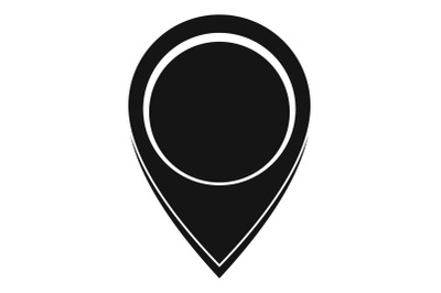 Navigation mark icon, simple style.