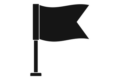 Flag icon, simple style.