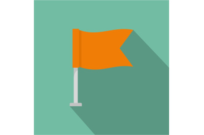 Flag icon, flat style.