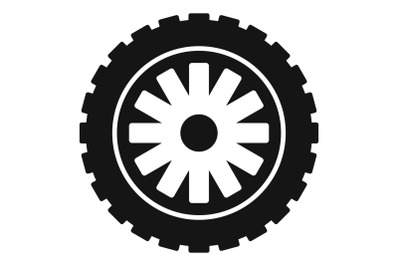 Rubber protector icon, simple style.