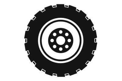 Repairing tire icon, simple style.