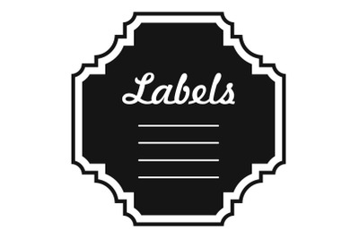 Label tag icon, simple style.