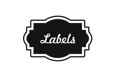 Nice label icon, simple style.
