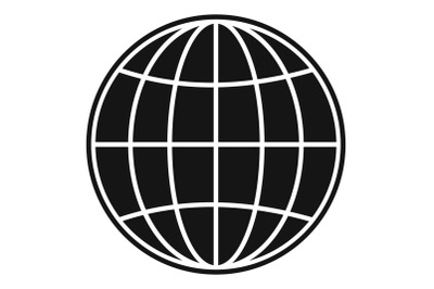 Global icon, simple style.