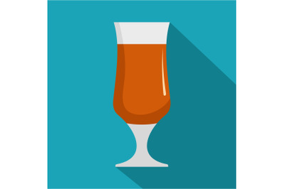 Alcohol icon, flat style.