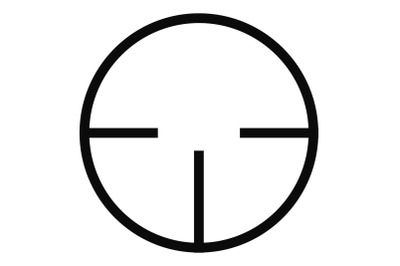 Radar detector icon, simple style.