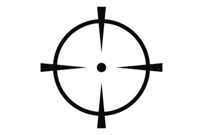 Radar screen icon, simple style.
