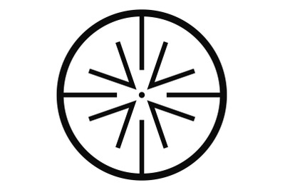 Center target icon, simple style.