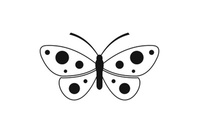 Butterfly icon, simple style.