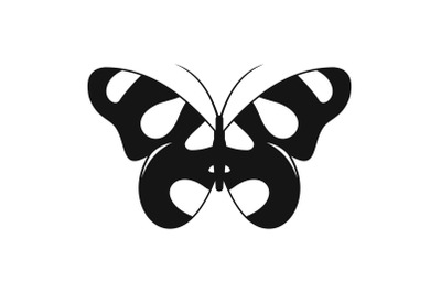 Flying butterfly icon, simple style.