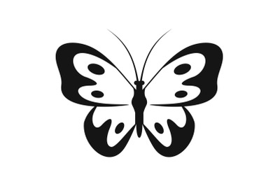 Butterfly in wildlife icon, simple style.