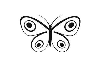 Tiny butterfly icon, simple style.