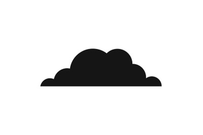Weather icon, simple style.