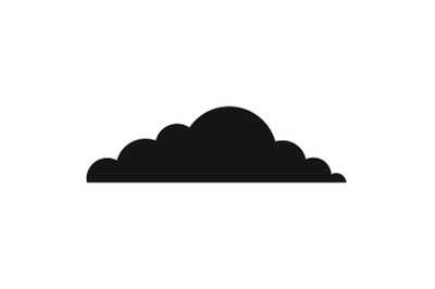 Climate cloud icon, simple style.