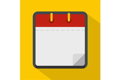 Calendar clean icon, flat style