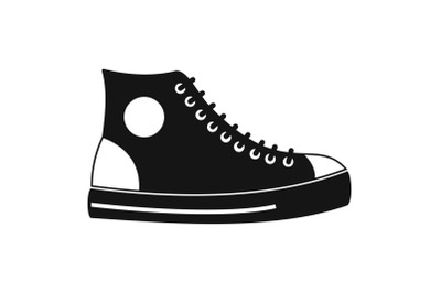 Men shoe icon vector simple