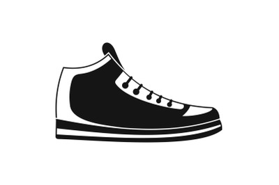 Sneakers icon vector simple