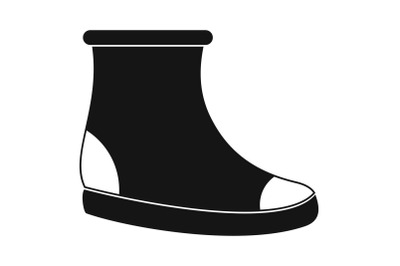 Woman shoes icon vector simple